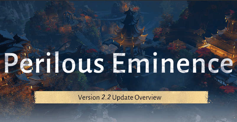Skyward Ruins and the Golden Colossus: Where Winds Meet Details Version 2.2 "Perilous Eminence"